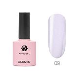 ADRICOCO, Гель-лак Est Naturelle №09 камуфлирующий сиреневый с шиммером, 8 мл