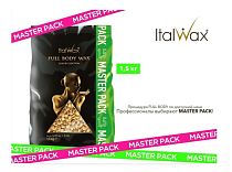 ItalWax, Воск горячий (пленочный), Full Body Wax (Клеопатра), гранулы, 1,5кг (Ч/З)