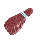 DOMIX, Комплект сменных абразивов, зернистость 180, для педикюрной пилки-тёрки, 10 шт