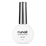 Runail, Глянцевый топ для гель-лака Top Сoat CRYSTAL, 15 мл №6366