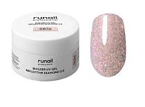 Runail, Моделирующий УФ-гель светоотражающий BUILDER UV GEL REFLECTIVE DIAMOND 2.0, 15г №9876