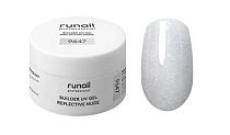 Runail, Моделирующий УФ-гель светоотражающий BUILDER UV GEL REFLECTIVE NUDE, 15г №9647