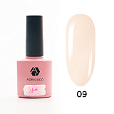 ADRICOCO, База для гель-лака Adry Nude Base, жесткая, с шиммером №09 прозрачный канареечный,  8 мл