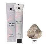 ADRICOCO, Крем-краска для волос Miss Adri с кератином, 912 Осв пепел. перламутр. 60 мл, арт 8713774 