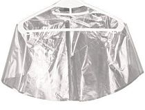 Чистовье, Пелерина полиэтиленовая, прозрачная, радиус 39 см, 25 шт/уп