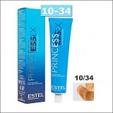 ESTEL PRINCESS ESSEX, 10/34 Крем-краска светлый блондин золотисто-медный, 60мл