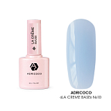 ADRICOCO, Камуфлирующая база La creme base №10 голубой шелк, 10 мл