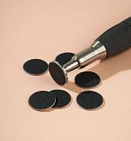 Algebra, Сменные файлы - диски для педикюра, чёрные, на вспененной основе Л 25 mm (Р320), 50 шт