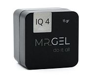 Mr.Gel Nude Mood, гель №4 кремово-розовый с крупными блестками, 15мл