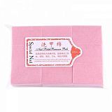 Салфетки безворосовые для маникюра, плотные розовые (4х6см), уп 1000 шт