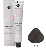 ADRICOCO, К/к для волос Miss Adri оттенок 4.4 Коричневый медный 100 мл арт 1637350