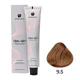 ADRICOCO, К/краска д/волос Miss Adri с кератином, 9.5 Оч. Св. блонд махаг 60 мл, арт 8713439