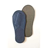 Тапочки с открытым мысом на жесткой основе (СИНИЕ), 1 пара