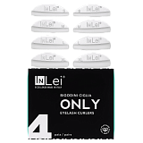 InLei, НАБОР СИЛИКОНОВЫХ БИГУДЕЙ ДЛЯ ЗАВИВКИ “ONLY” 4 pairs MIX Pack (S,M,L,XL)