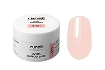 Runail, Камуфлирующий УФ-гель (цвет: Розовая карамель), 15 г №3451