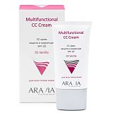 ARAVIA Professional 9206 СС-крем защитный SPF-20 Multifunctional CC Cream, Vanilla 01, 50 мл