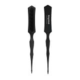 Kapous, Расческа узкая - трехуровневая щетина,черного цвета арт. 892