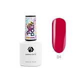 ADRICOCO, Гель-лак Pretty dolly №04 неоновый малиновый, 8 мл