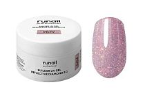 Runail, Моделирующий УФ-гель светоотражающий BUILDER UV GEL REFLECTIVE DIAMOND 2.0, 15г №9879
