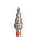 КМИЗ, Фреза алмазная КАПЛЯ мелкой зернистости D5.0 (красный) ФАПЗ 5,0П-12,5 М батон