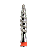 КМИЗ, Фреза алмазная ПЛАМЯ ТОРНАДО мелкой зернистости D2.3 (красный) ГСАПС-2,3П-10М