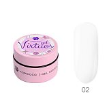 ADRICOCO, Гель для наращивания и укрепления Virtuos, жесткий, №2  молочная вуаль, 15 мл