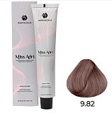 ADRICOCO, К/краска для волос с кератином, Miss Adri 9.82 Оч. св. блонд шок. перл. 60 мл, арт 8713637
