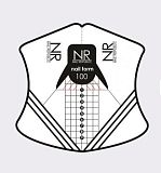 NR, Пластиковые шаблоны № 100 для моделирования ногтей, стандартные, 300 шт