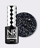 NR, Flash 06 гель-лак светоотражающий, Черный, 10 мл