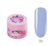 ADRICOCO, Цветной гель для наращивания Tropical Gel, HEMA-Free, №08 взрывная жимолость, 15 мл