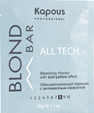 Kapous, Обесцвечивающий порошок «All tech» с антижелтым эффектом, 30 г арт.2547