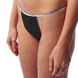 Трусики для эпиляции женские ЧЕРНЫЕ, 1 шт