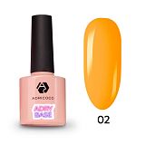 ADRICOCO,  База для гель-лака Adry Base, жесткая, цветная №2 желтый одуванчик, 8 мл