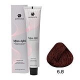  ADRICOCO, К/краска д/волос с кератином, Miss Adri 6.8 Темный блонд шоколадный, 60 мл, арт.8713552