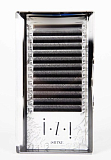 elSHINE, Ресницы черные IZI пучки 2D YY, микс, 12 лент (M 0.07 7-12мм)