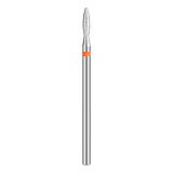 КМИЗ, Фреза алмазная ПЛАМЯ ТУПОЕ мелкой зернистости D2.1 (красный) ГСАП-2,1П-8М/Т