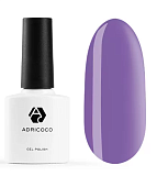 ADRICOCO, Цветной гель-лак №101 насыщенный фиалковый, 8 мл
