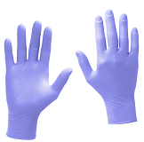 PRIMO, Перчатки нитриловые неопудренные ICE BLUE, S Фиолето-голубой, 50 пар