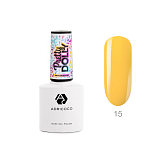 ADRICOCO, Гель-лак  Pretty dolly №15 неоновый цитрусовый, 8 мл