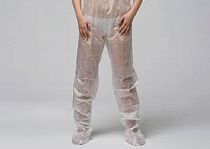 Брюки для прессотерапии DИOН, встроенные бахилы, р-р. 46-50, пл. 25г/м2, 10 шт/уп.. (Ч/З)