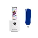 ADRICOCO, Гель-лак Pretty dolly №21 неоновый синий, 8 мл
