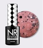 NR, 710 Гель-лак Stone crumb, Медный персик, 10 мл