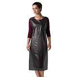 Фартук полиэтиленовый прочный (черный) 80*120, 50 шт арт.Р0301-ЧБ5