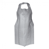 Фартук полиэтиленовый прочный (серебро) 80*120, 50 шт арт.Р0301-С5