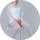 Костюм для прессотерапии DИOН (туника, брюки), р-р. 52-56, пл. 25г/м2 инд. упак. (Ч/З)