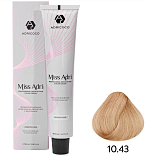 ADRICOCO , К/краска д/волос Miss Adri оттенок 10.43 Платиновый блонд мед. золот. 100мл, арт 1637268