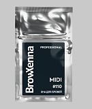 BrowXenna, Хна для бровей #110, Графит, (midi-саше), 3 г, 1 шт.